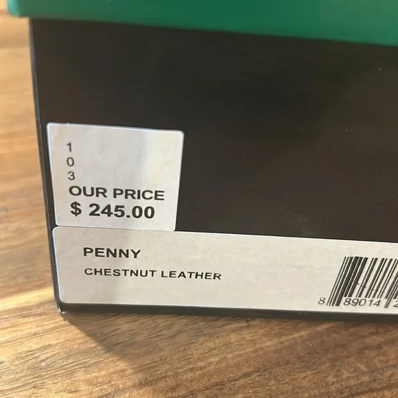 Chocolat Blu Tan Leather Wedge Booties size 8 - Picture 8 of 9